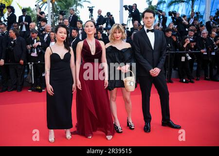 Linh Dan Pham, Roxane Bret and Pauline Nuez attending the Adami ...