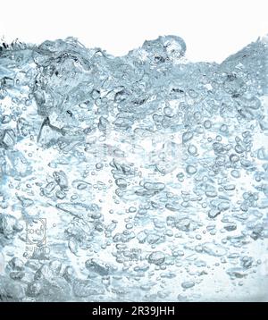 Boiling Water, Close Up Stock Photo