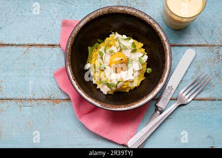 Moong Dal Khichdi (Lentil Curry, India) Stock Photo