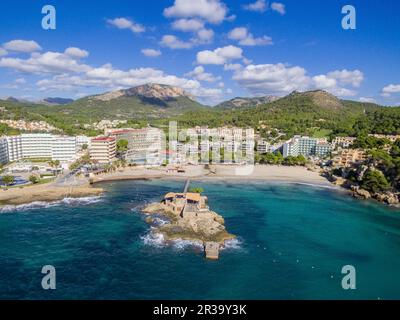 Camp de Mar , municipio de Andrach, Mallorca, balearic islands, Spain. Stock Photo