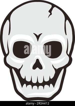 Skull head vector illustration Stock Vector Image & Art - Alamy