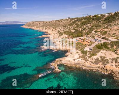 Delta beach, Municipality of Llucmajor, Mallorca, balearic islands, spain, europe. Stock Photo