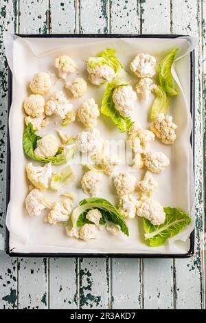 Cauliflower Florets Stock Photo