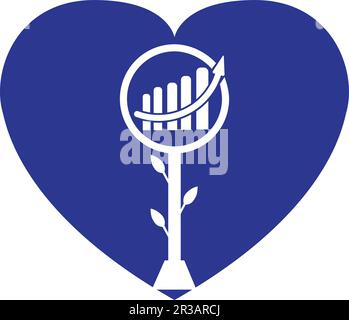 finance and finance growth development logo vector template design Stock Vector