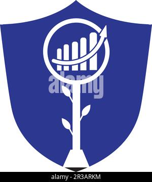finance and finance growth development logo vector template design Stock Vector