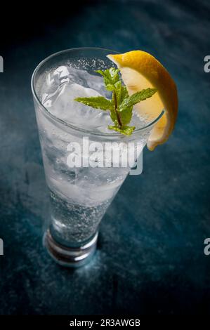 Lemon mint mocktail Stock Photo