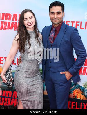 Los Angeles, United States. 22nd May, 2023. LOS ANGELES, CALIFORNIA, USA - MAY 22: Canadian actor and stunt performer David Chinchilla arrives at the Los Angeles Premiere Of Netflix's 'FUBAR' Season 1 held at AMC The Grove 14 on May 22, 2023 in Los Angeles, California, United States. (Photo by Xavier Collin/Image Press Agency) Credit: Image Press Agency/Alamy Live News Stock Photo