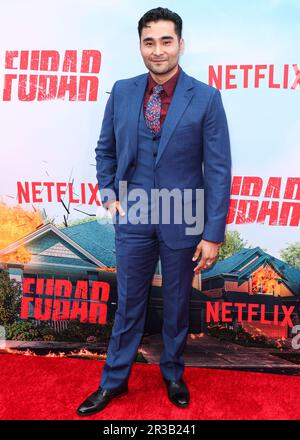 Los Angeles, United States. 22nd May, 2023. LOS ANGELES, CALIFORNIA, USA - MAY 22: Canadian actor and stunt performer David Chinchilla arrives at the Los Angeles Premiere Of Netflix's 'FUBAR' Season 1 held at AMC The Grove 14 on May 22, 2023 in Los Angeles, California, United States. (Photo by Xavier Collin/Image Press Agency) Credit: Image Press Agency/Alamy Live News Stock Photo