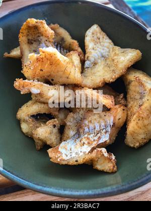 Knusperli (crispy baked fish fillets) Stock Photo