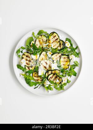 Zesty courgette salad Stock Photo