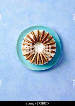 Chocolate Chip Cookie Ice Cream Cake Stock Photo