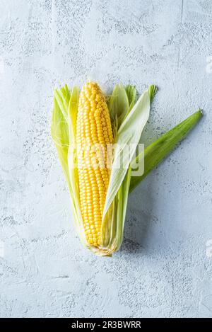 A corn on the cob Stock Photo