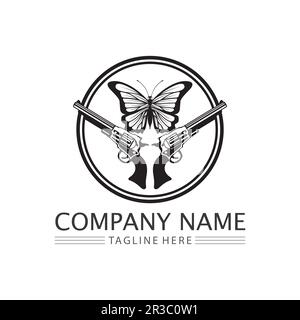 Beauty Butterfly Vector icon design animal Stock Vector