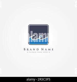 Simple Signature Logo for Alphabet CE - Handwritten Signature for Photography and Fashion Business Stock Vector