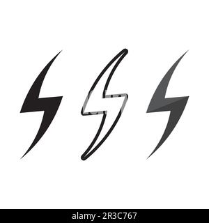 Power icon Vector Illustration design Logo template Stock Vector
