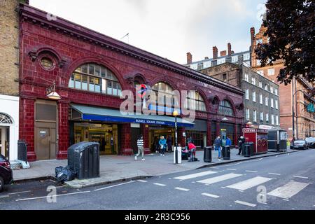 Russell Square Station Building Stock Photo