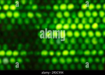 Green Bokeh background, Abstract backgrounds, Blurry background. Abstract circular green bokeh backg Stock Photo