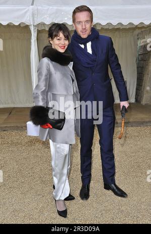 Mandatory Credit: Photo by Ray Tang (2238013m)Damian Lewis and Helen McCrory Reception for the British Film Industry, Windsor Castle, Berkshire, Brita Stock Photo