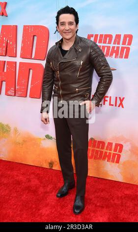 Los Angeles, USA. 22nd May, 2023. Gabriel Luna arriving to the Los Angeles premiere of the Netflix series “FUBAR” held at The Grove on May 22, 2023 in Los Angeles, CA. © Lisa OConnor/AFF-USA.com Credit: AFF/Alamy Live News Stock Photo