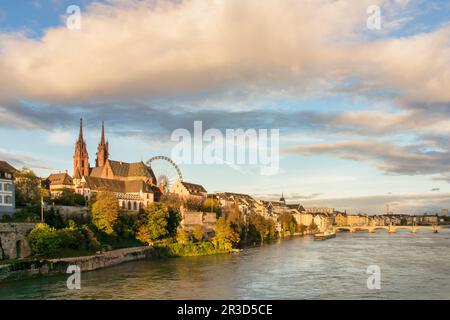 The autumn fair in Basel. A recurring autumn attraction is spread throughout the city of Basel, Switzerland Stock Photo