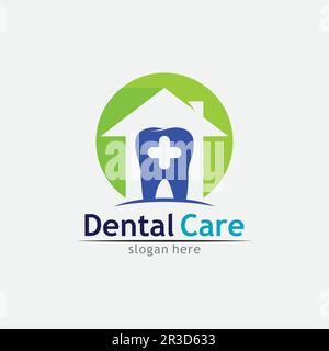 Dental and tooth logo Template vector illustration icon design Stock Vector