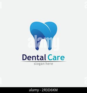 Dental and tooth logo Template vector illustration icon design Stock Vector