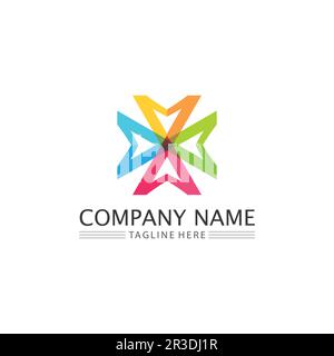 Business logo design Concept image vector Graphic Stock Vector