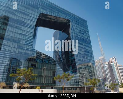 Dubai, United Arab Emirates, March 26, 2023: The Opus by OMNIYAT designed by Zaha Hadid. Stock Photo