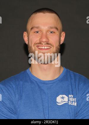 German MMA welterweight martial artist Niklas Stolze from La Onda Fight Club Magdeburg Stock Photo