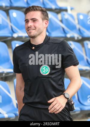 DFB Football referee Tom Bauer DFB 3.Liga season 2020-21 Stock Photo