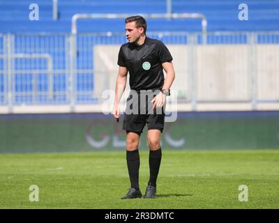 DFB Football referee Tom Bauer DFB 3.Liga season 2020-21 Stock Photo