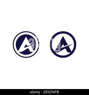 A Letter Logo Template vector icon illustration design Stock Vector