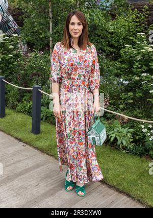 London, UK. 22nd May, 2023. Alex Jones attending the press day for the RHS Chelsea Flower Show 2023 in London. Credit: SOPA Images Limited/Alamy Live News Stock Photo