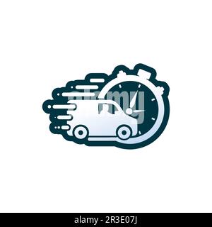 Faster Logo Template vector icon illustration design Stock Vector