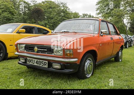 Austin Allegro. Lytham Hall Classic Car Show 2023. Stock Photo