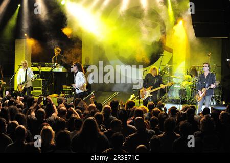 Milan Italy 2010-04-11: The Foreigner during the concert at the Alcatraz Stock Photo