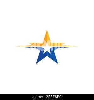 Star icon and logo  Template vector illustration design Stock Vector