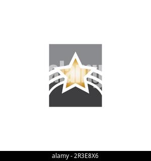 Star icon and logo  Template vector illustration design Stock Vector