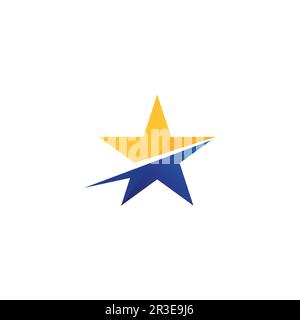 Star icon and logo  Template vector illustration design Stock Vector