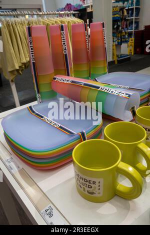 The target store in Herald Square offers a wide range of pride merchandise, 2023, New York City, USA Stock Photo