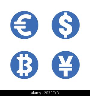 money icon and logo design vector illustration Stock Vector