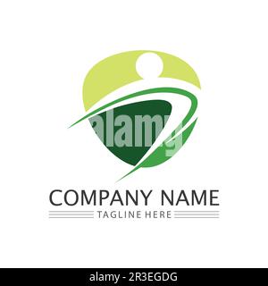 People Icon work group Vector  logo illustration design Stock Vector