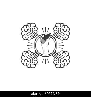 vape and vapor logo icon smoke vector and set design for vapers vaping device and lifestyle modern smoking Stock Vector