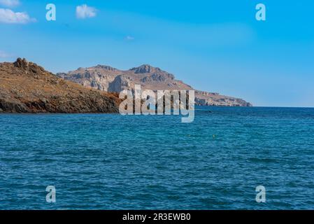 The Cape Trafoulas near Lentas on Crete Stock Photo