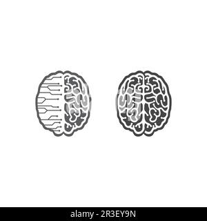 Health Brain vector illustration icon template design Stock Vector