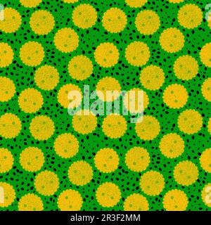 Cartoon kawaii seamless cookie pattern for wallpaper and fabrics and linens and kids clothes print and wrapping paper and menu and restaurant packagin Stock Photo