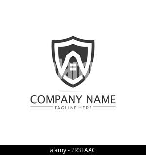 A Letter Logo and font letter design  Template vector icon illustration design Stock Vector