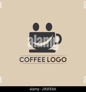 Coffee cup Logo hot drink coffe and tea icon  Template vector icon design Stock Vector