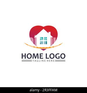 Home and house logo design vetor, logo , architecture and building, design property , stay at home estate Business logo, Construction Graphic, icon ho Stock Vector