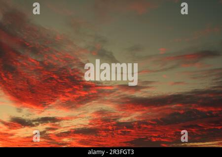 Afterglow Stock Photo